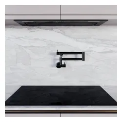 Bateria Globalo Oxario Black 1.1 Czarny mat Stal nierdzewna