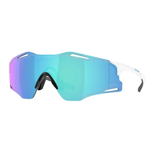 Okulary przeciwsłoneczne Oakley Cybr Zero polished white/prizm sapphire