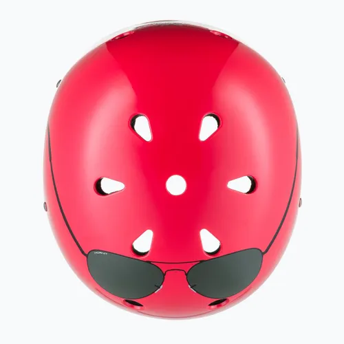 Kask rowerowy dziecięcy Hornit Aviators red