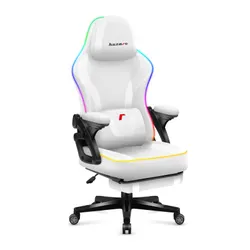 Fotel HUZARO Force 4.6 RGB Biały