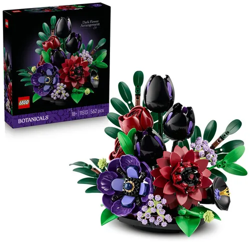 LEGO 11513 Botanicals Kompozycja z ciemnych kwiatów