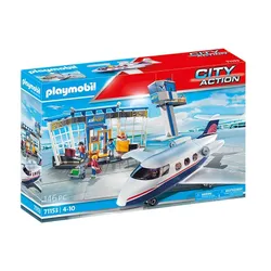 Playmobil Zestaw z figurkami City Action 71153 Lotnisko z samolotem