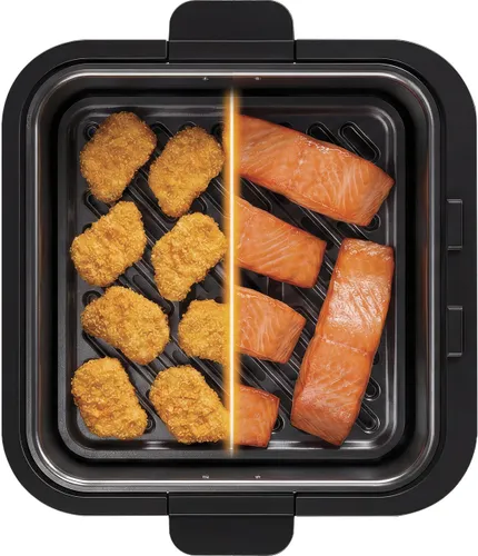 Air Fryer Frytkownica beztłuszczowa SMEG AFC01BLMEU 7l z okienkiem do obserwacji postępów gotowania
