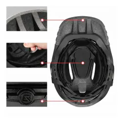 Kask rowerowy dziecięcy fullface szczękowy 2w1 odpinana szczęka rozmiar "M"