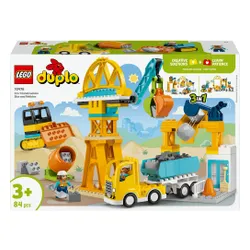 LEGO 10476 DUPLO Plac budowy z pojazdami 3 w 1