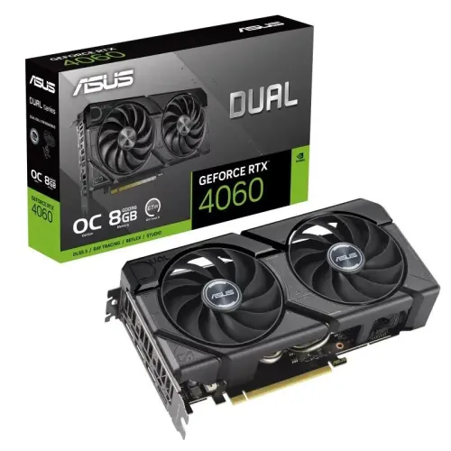 Karta graficzna ASUS Dual GeForce RTX 4060 EVO OC Edition 8GB GDDR6 128bit DLSS 3