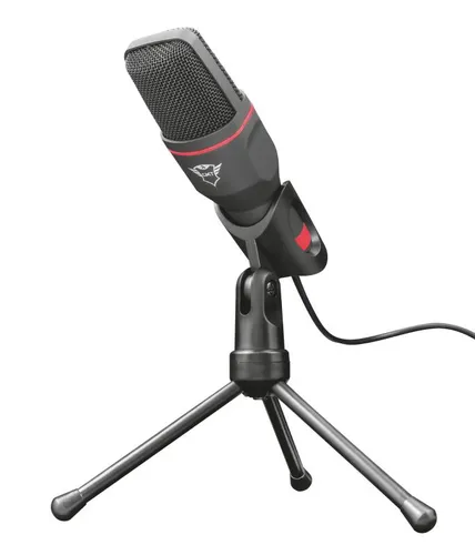 Mikrofon Trust GXT 212 Mico USB Microphone 23791 Przewodowy Pojemnościowy Czarny