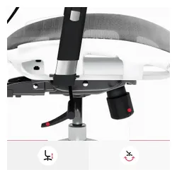 Fotel DIABLO CHAIRS V-Basic Biało-szary
