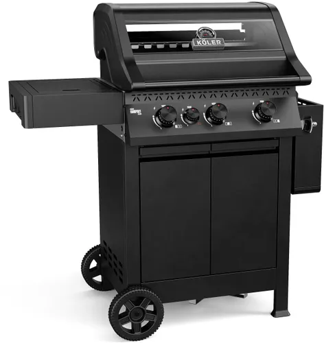 Grill gazowy KOLER Krone Compact Czarny 15.5 kW 60 x 46 cm