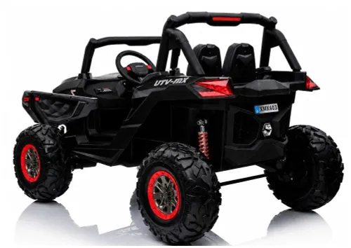Auto Na Akumulator Dla 2 Dzieci Jeep Xmx603 Mp4 Buggy 4X4 Pilot Skóra Eva LED