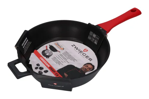 Patelnia Zwieger Obsidian ZW-PO-1104 Indukcja Greblon 28cm