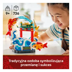 LEGO 80120 Chinese Festivals Karp przeskakujący przez Smoczą Bramę