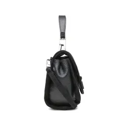 Geanta Coccinelle PTB Coccinelleneofirenze Suede E1 PTB 58 01 01 Negru