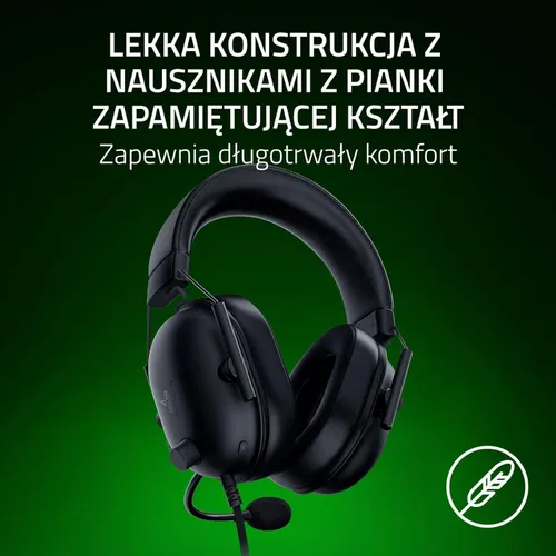 Słuchawki przewodowe z mikrofonem Razer BlackShark V2 X Xbox Nauszne Czarny