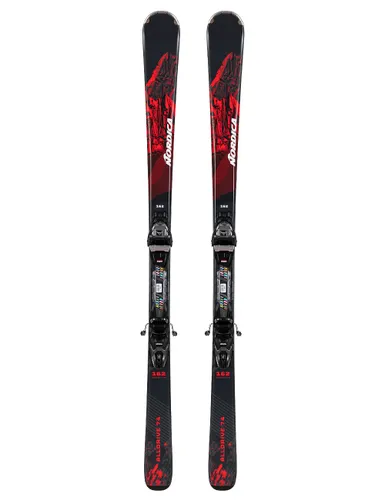 Narty męskie NORDICA ALLDRIVE 74 + wiązania MARKER TP2 COMPACT 10 z GRIP WALK - Długość (cm) - 162
