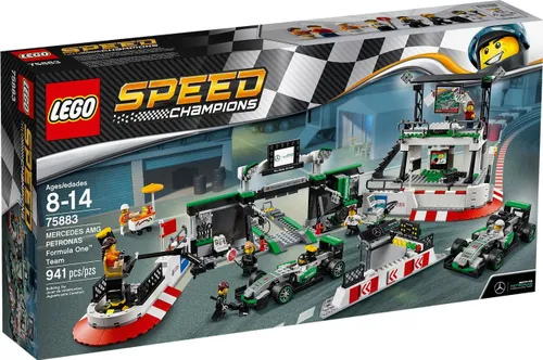 Конструктор Lego Speed Champions Команда Формулы 1 Mercedes AMG Petronas (75883)