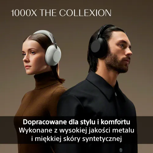 Słuchawki bezprzewodowe Sony 1000X THE COLLEXION z ANC Edycja na 10-lecie WH-1000XX Platynowo-biały