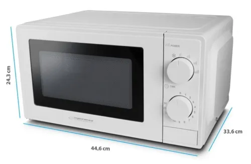 Kuchenka mikrofalowa ESPERANZA Estofado EKO011W 700W średnica 24.5 cm pojemność 20L Biały