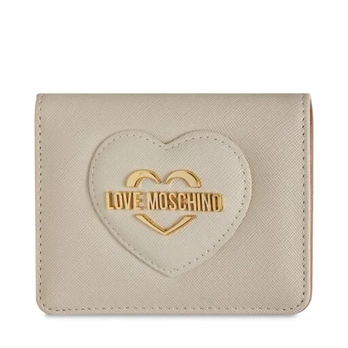 Маленький женский кошелек LOVE MOSCHINO Jc5731pp0hkl0110 Avorio