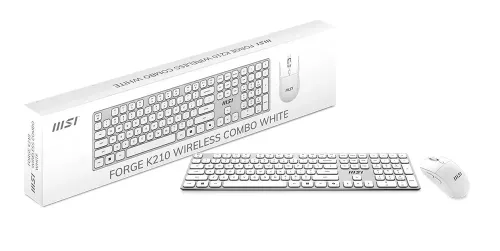 Klawiatura gamingowa MSI Forge K210 Combo White US