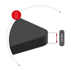 Huzaro Hero 9.5 Black (elektryczna regulacja)