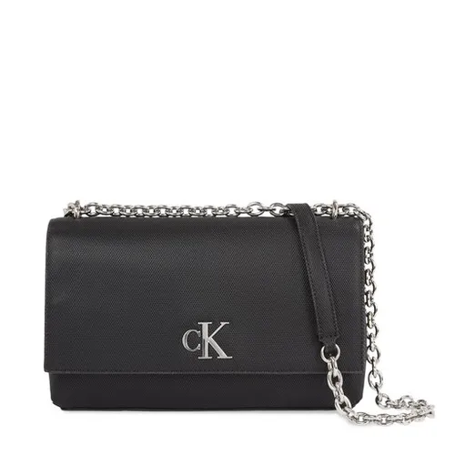 Geantă Calvin Klein Jeans Minimal Monogram Ew Flap Ch25 T K60K611951 Negru