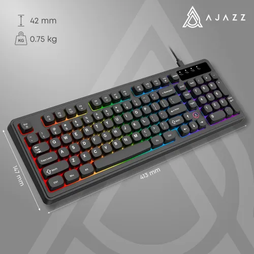 Klawiatura membranowa Ajazz AF98 Czarny