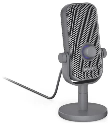 Mikrofon Endorfy Solum Voice S Alt Gray Przewodowy Pojemnościowy Szary