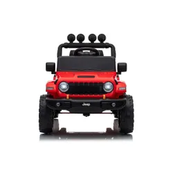Auto Na Akumulator Jeep Rubicon 2X200W 24V Eva Skóra LED Pilot Radio MP3