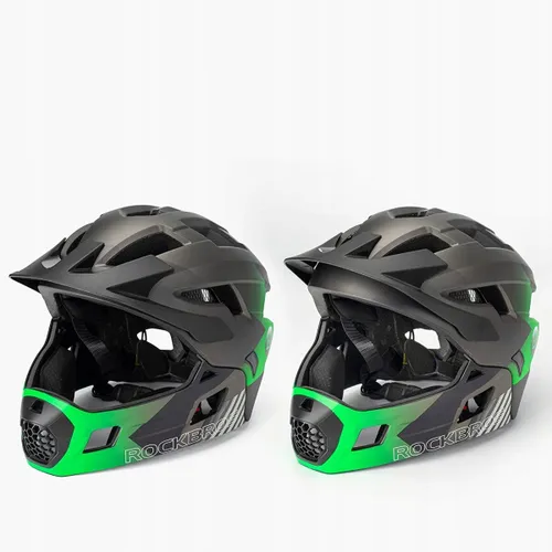 Kask rowerowy dziecięcy, Szczękowy, Ochronny na rower, hulajnogę, ROCKBROS