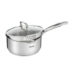 Zestaw garnków TEFAL Duetto+ G732SA55 Stal nierdzewna 18/10 Indukcja Możliwość mycia w zmywarce (10 elementów)