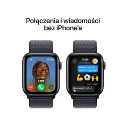 Apple Watch SE 2gen GPS + Cellular koperta 40mm z aluminium północ sportowa opaska atramentowy