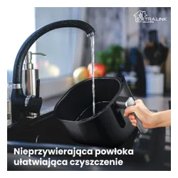 Air Fryer Frytkownica beztłuszczowa EXTRALINK SJ-400 4l Wi-Fi programator czasowy