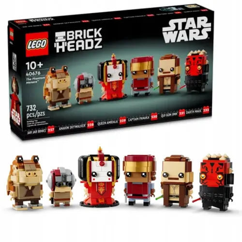LEGO 40676 BRICKHEADZ: Призрачная угроза, Мол, Энакин, набор кубиков, 10+ лет