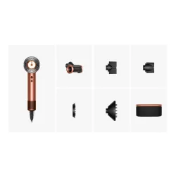 Suszarka do włosów Dyson Supersonic Nural Straight+Wavy 143644-01 Jonizacja Zimny nawiew 1600W 3 prędkości 4 temperatury