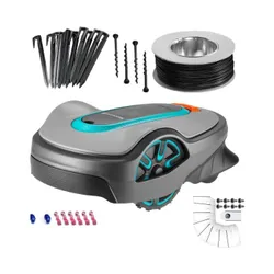 Robot koszący GARDENA Sileno Life 1250 + Nóż do robota koszącego GARDENA 4087-20 (9 szt.)