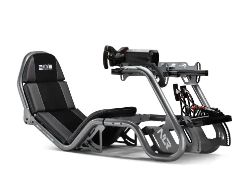 Fotel Next Level Racing NLR-R002 F-GT Pro Formula And Gt Racing Simulator Cockpit Grey Edition Wyścigowy do 150kg Skóra ECO