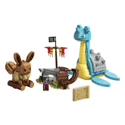 LEGO 72162 Pokémon SMART Play Eevee i Lapras — poszukiwanie skarbów