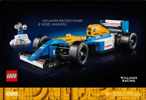 LEGO Klocki Icons 10353 Williams Racing FW14B i Nigel Mansell