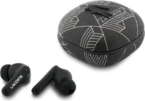 Słuchawki dokanałowe LACOSTE Monogram The Blend ANC Czarny