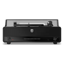 Gramofon PHILIPS TAV3000B/10 Czarny, Automatyczny, Napęd pasowy, Prędkość odtw. 33 1/3, 45, 78 obr./min