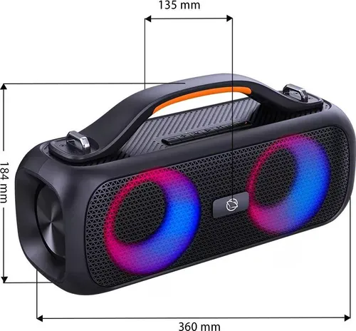 Manta Hoparlör Taşınabilir Bluetooth Hoparlör Manta SPK216 X-BASS TWS Ses Asistanı 40W