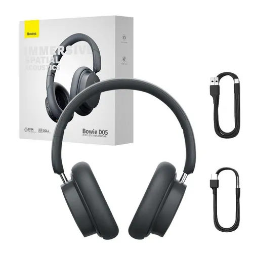 Беспроводные наушники Baseus Bowie D05 Over-Ear Bluetooth 5.3 серый