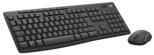Zestaw klawiatura i mysz Logitech MK370 Business bezprzewodowy szary