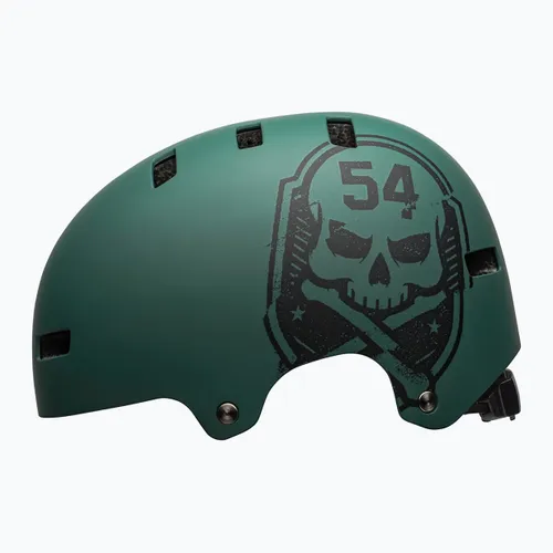 Kask rowerowy Bell Local green black/skull