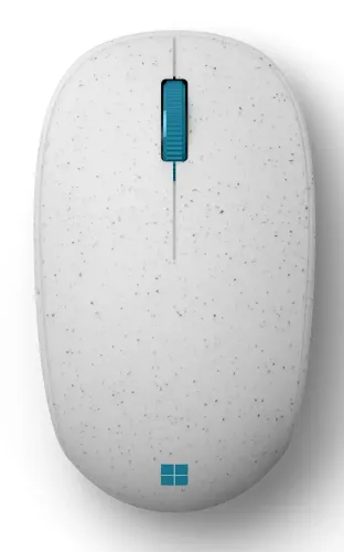 Myszka Microsoft Ocean Plastic Mouse Biało-niebieski
