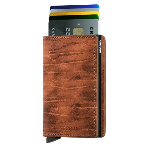 Mały portfel RFID Slimwallet Secrid Dutch Martin - whiskey