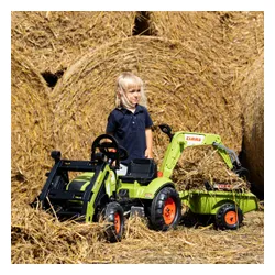 Falk Traktor z Przyczepą CLAAS Arion Backhoe ŁYŻKA + Ładowarka Od 2 Lat