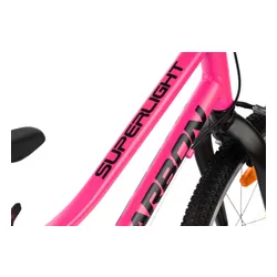 Rower dziecięcy KARBON Superlight 20 cali dla dziewczynki Różowy