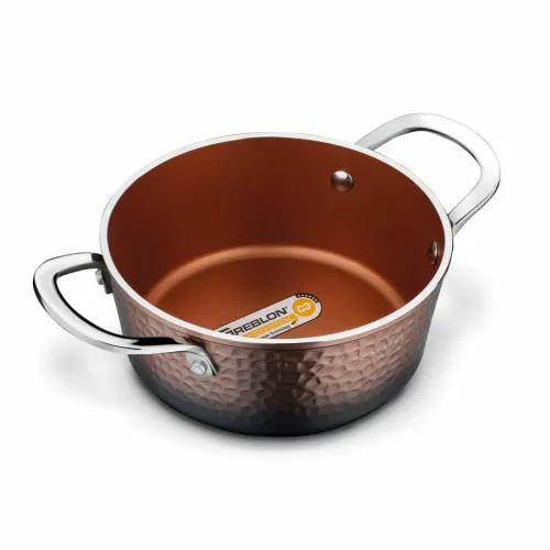 Garnek na indukcję z powłoką nieprzywierającą Starke Pro Glossy Copper 1,6 l